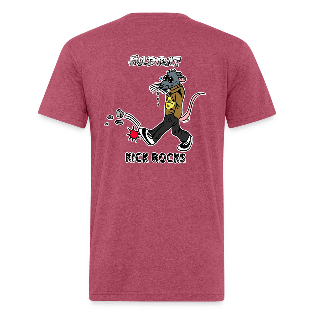SADRAT - heather burgundy