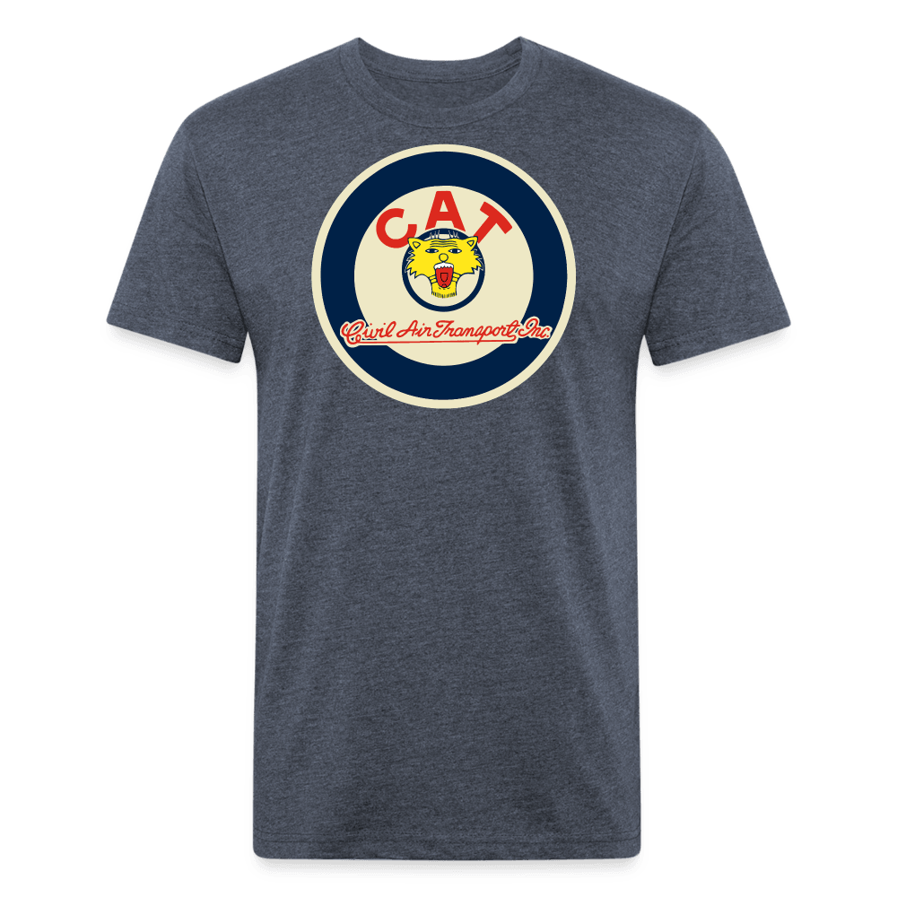 CAT Logo - heather navy