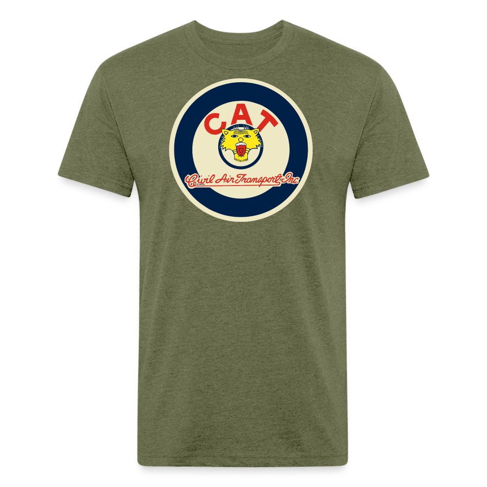 CAT Logo - heather military green
