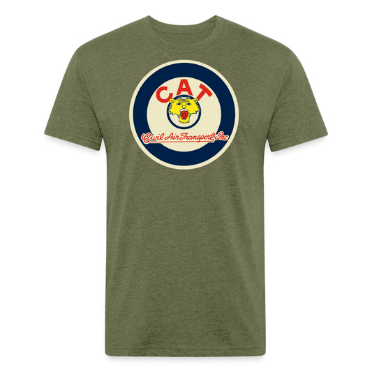 CAT Logo - heather military green