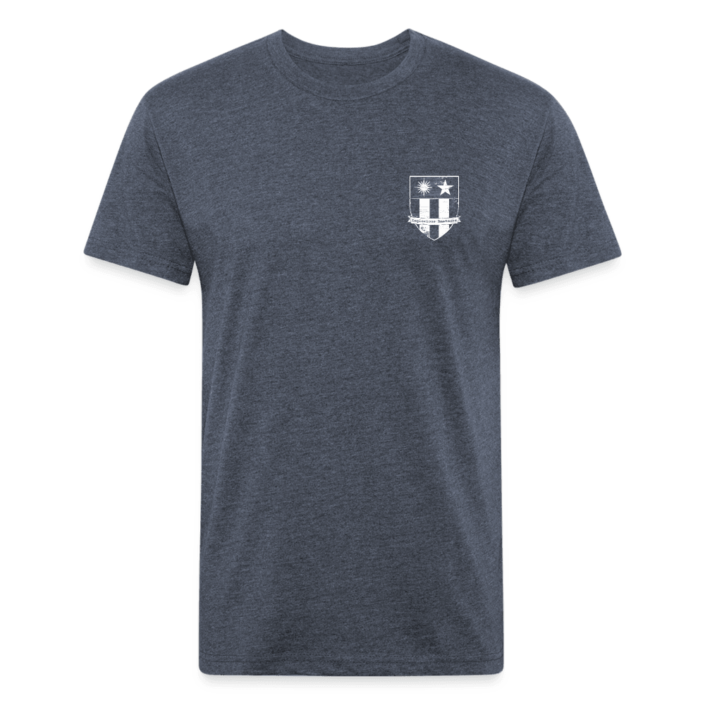 Deny Distract Discredit Shirt - heather navy