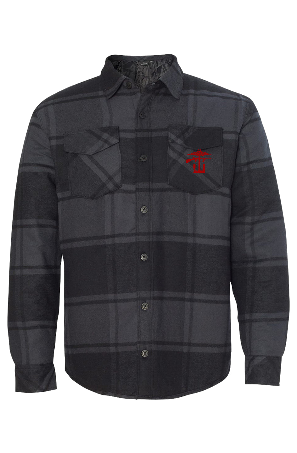 COG Quilted Flannel Shirt Jacket