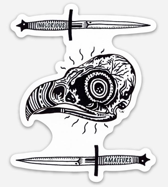 Ex Intelligentia Memento Mori Sticker - Inglorious Amateurs