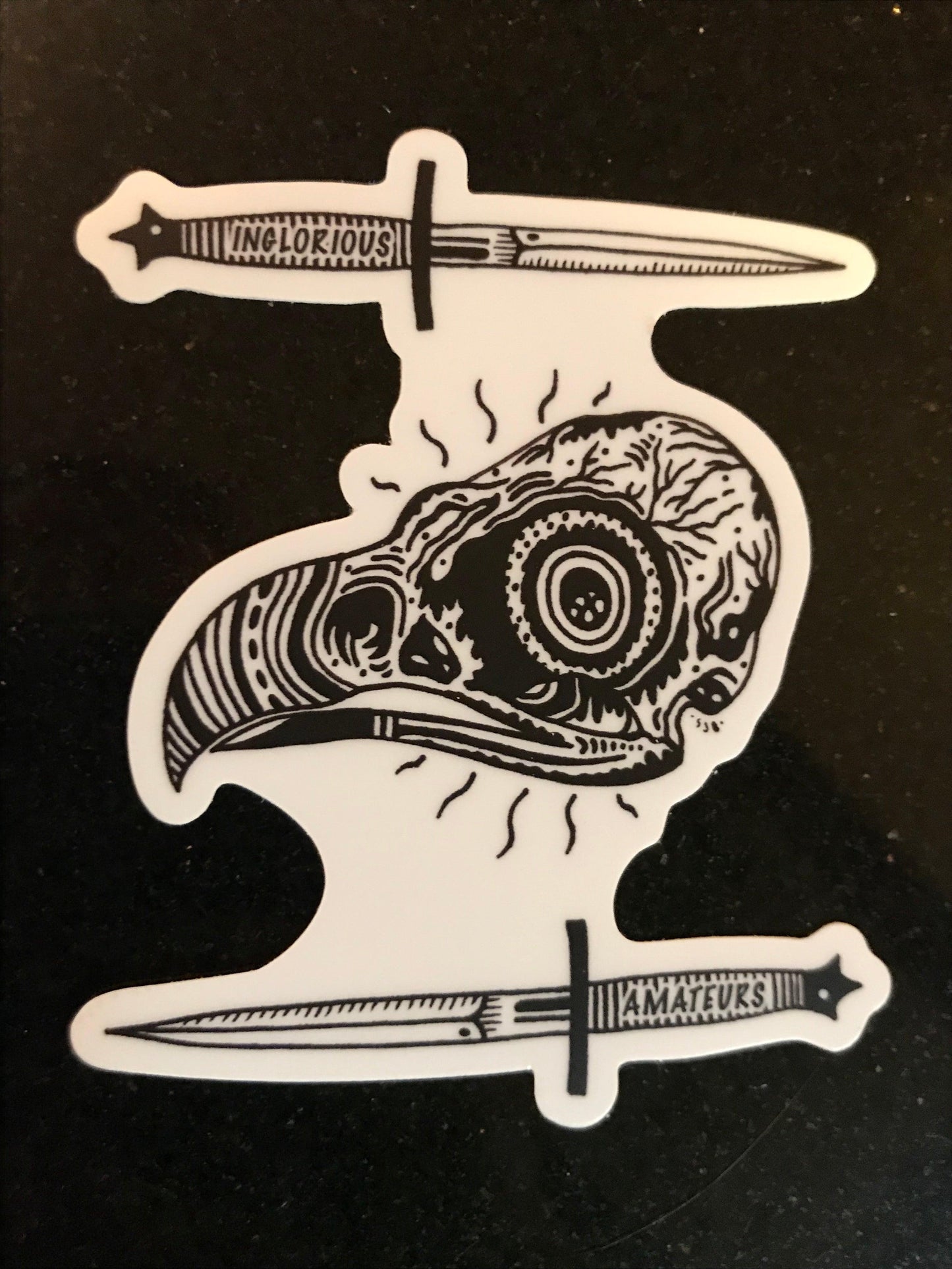 Ex Intelligentia Memento Mori Sticker - Inglorious Amateurs