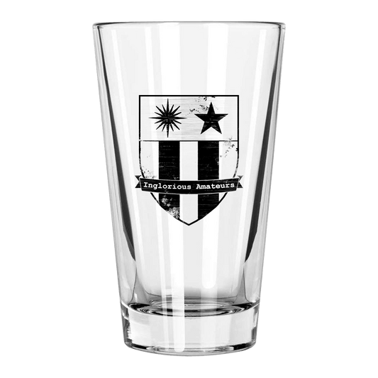 IA Logo Pint Glass - Inglorious Amateurs