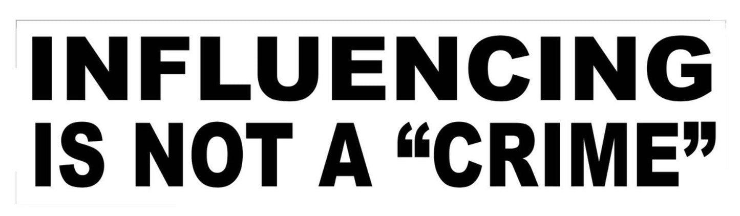 Influencing Sticker