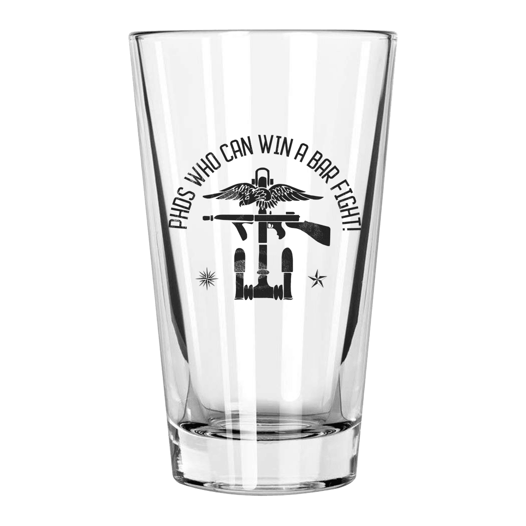 PhD Pint Glass - Inglorious Amateurs