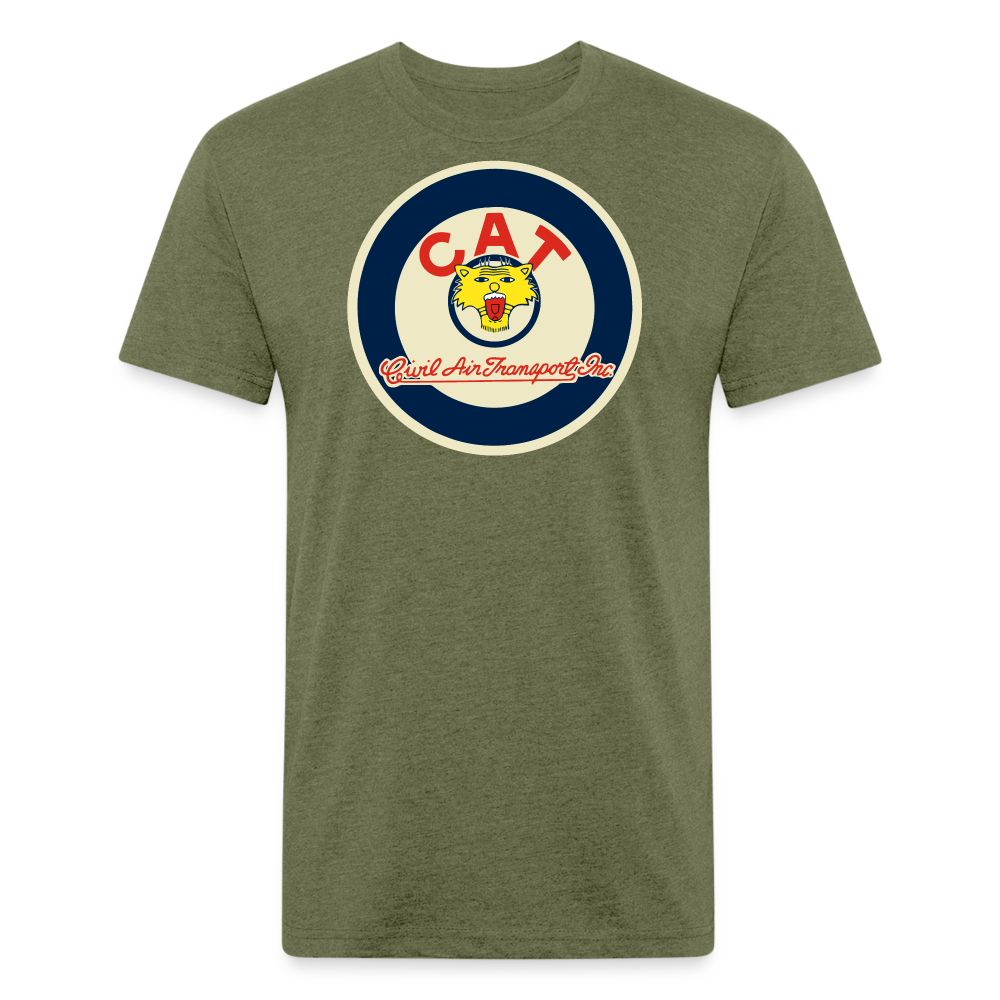 CAT Logo - heather military green