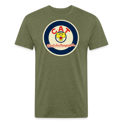 CAT Logo - heather military green