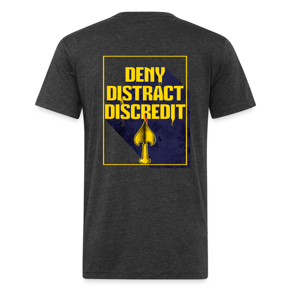 Deny Distract Discredit Shirt - heather black