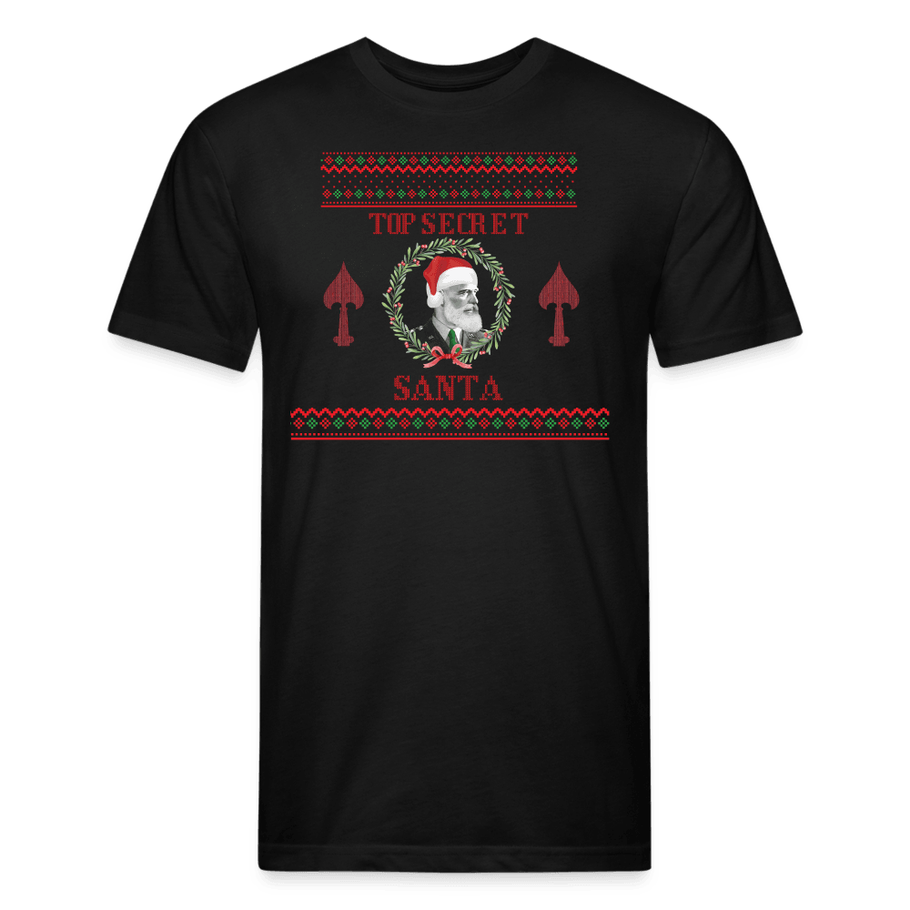 Top Secret Santa Shirt - black