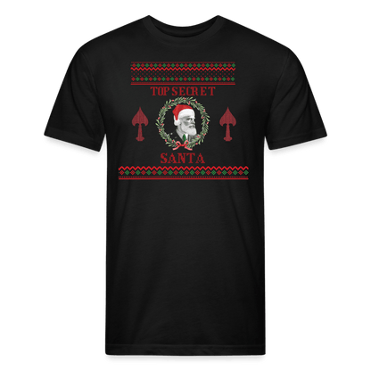 Top Secret Santa Shirt - black