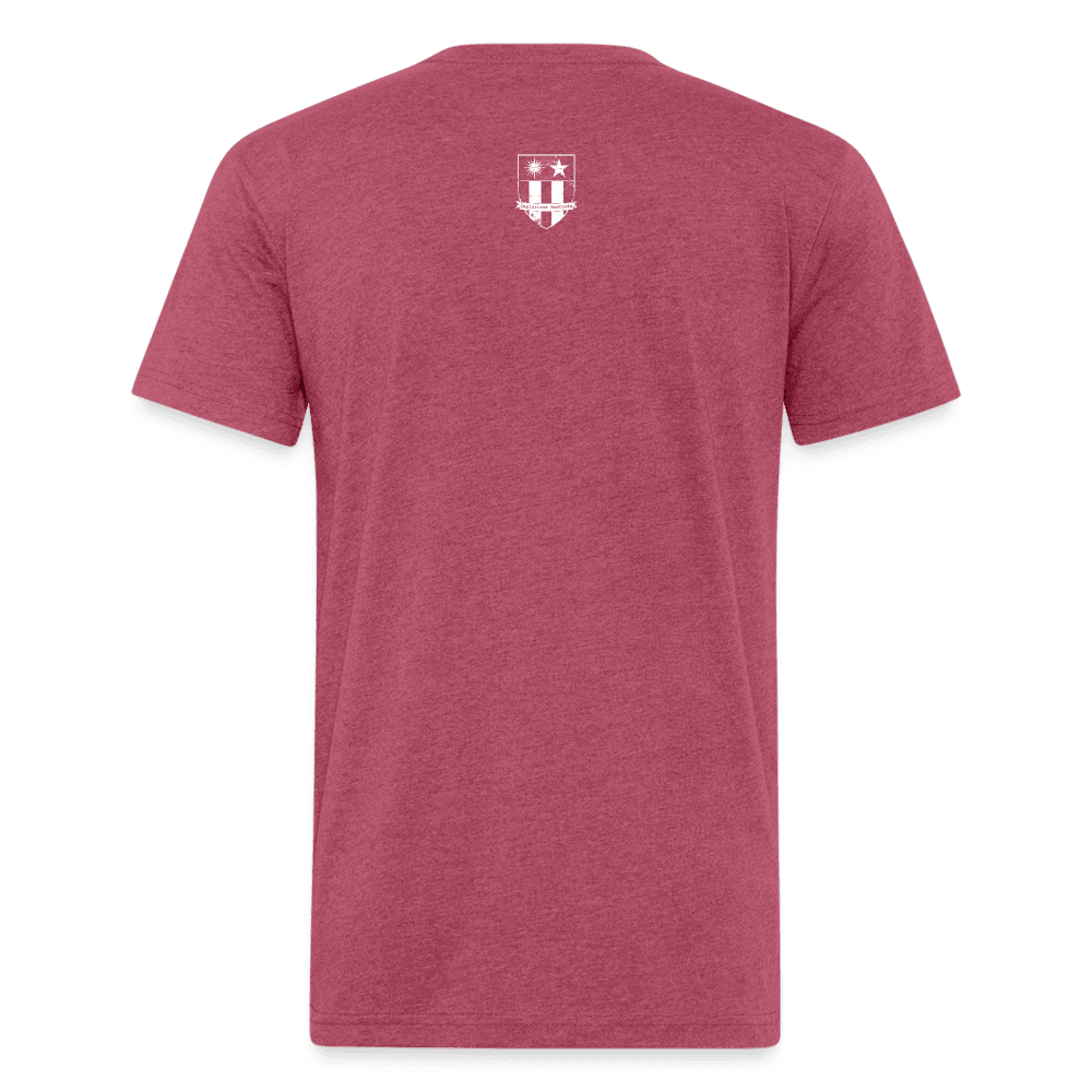 INT logo - heather burgundy