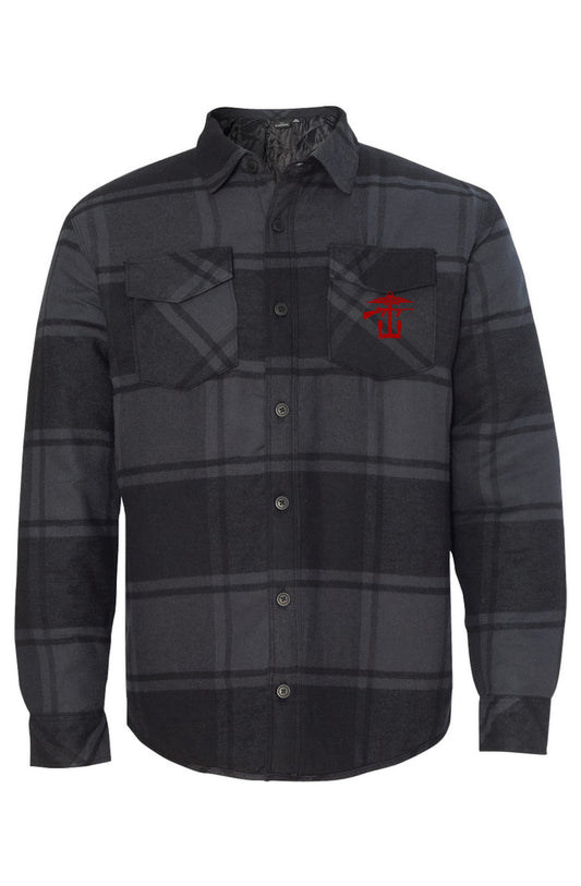COG Quilted Flannel Shirt Jacket
