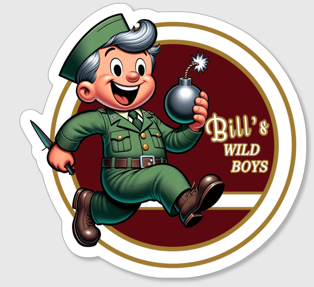 Bill's Wild Boys Sticker - Inglorious Amateurs