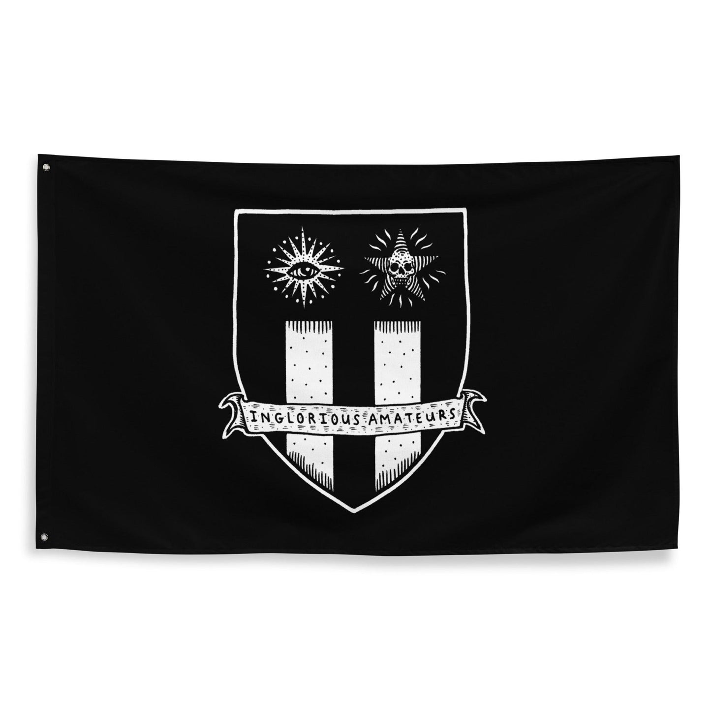 Black Sail Shield Flag - Inglorious Amateurs