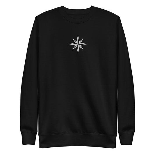Compass Rose Icon Sweatshirt - Inglorious Amateurs