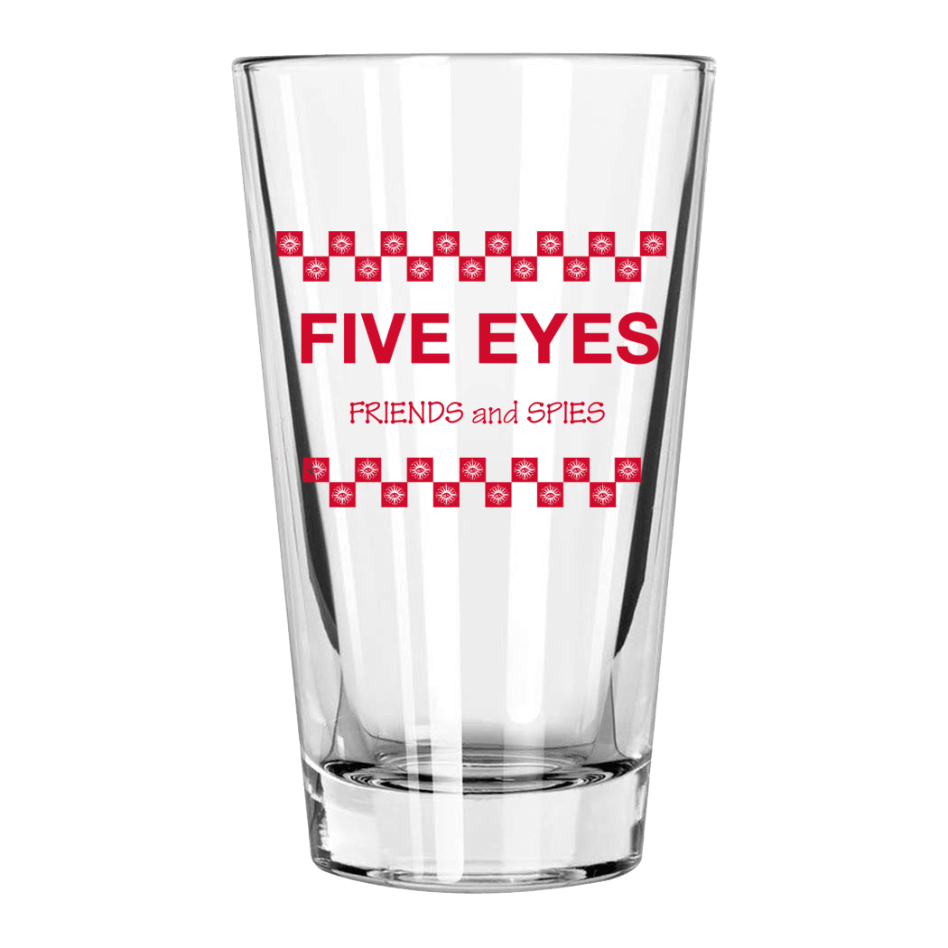 FVEY Pint Glass - Inglorious Amateurs