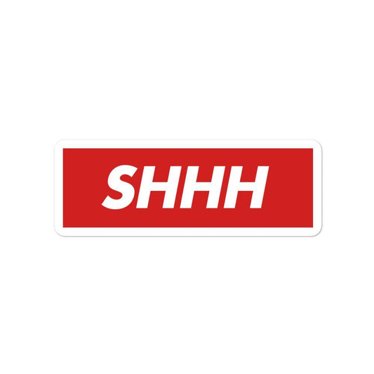 SHHH v2 Sticker - Inglorious Amateurs