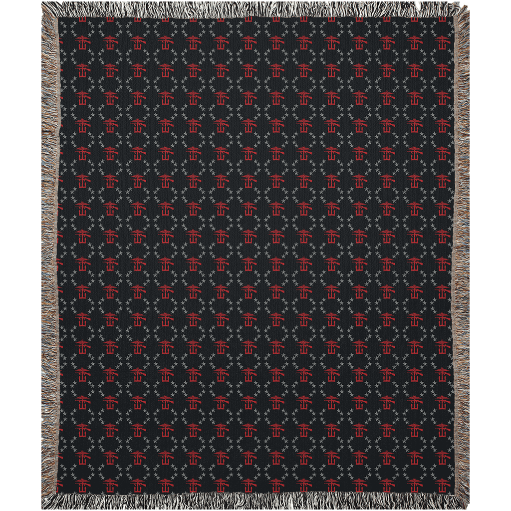 COG Pattern Woven Blanket - Inglorious Amateurs